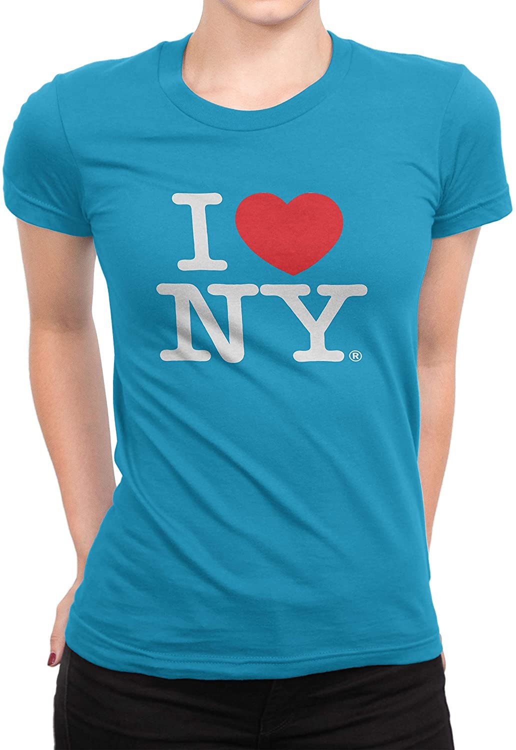 I Love NY Ladies T-Shirt Crewneck Tee Officially Licensed