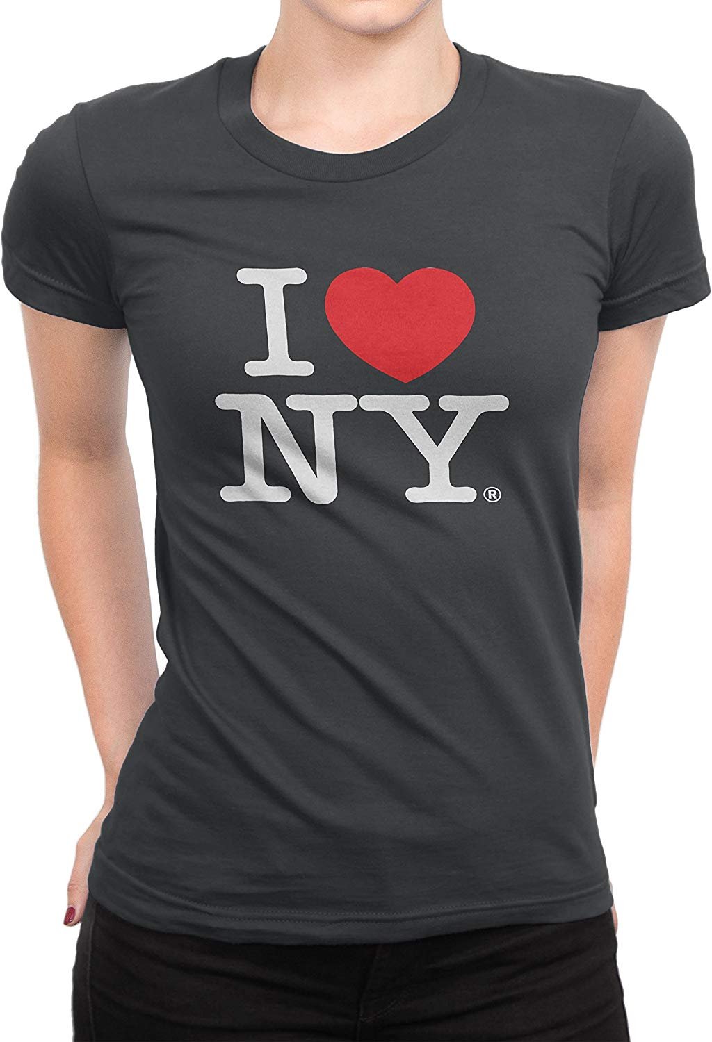 I Love NY Ladies T-Shirt Crewneck Tee Officially Licensed