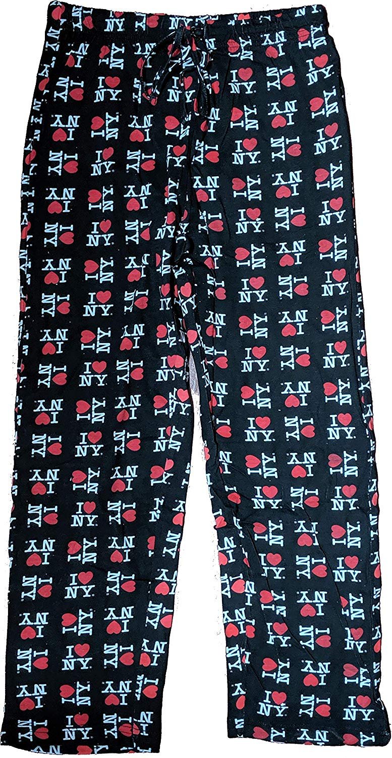 I Love NY Lounge Pants Pajama Bottoms New York Sleepwear