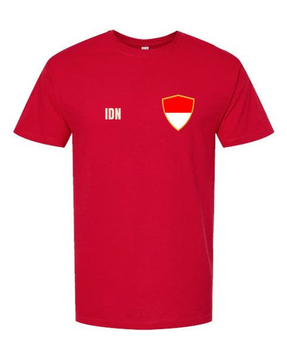 Indonesia Soccer Tee — Retro National Crest | NYC Factory