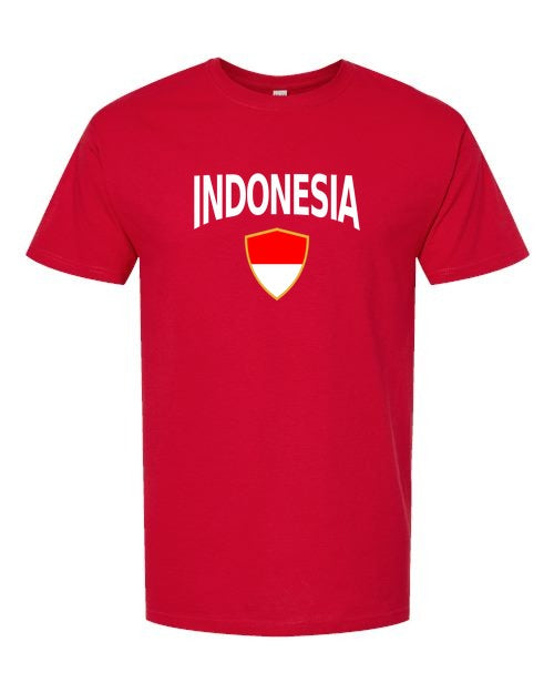 Indonesia Arched Crest Soccer Tee — NYC Factory