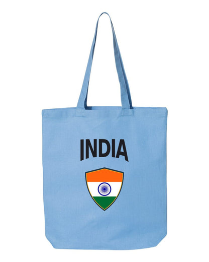 India Soccer Tote Bag — Arched National Crest | NYC Factory