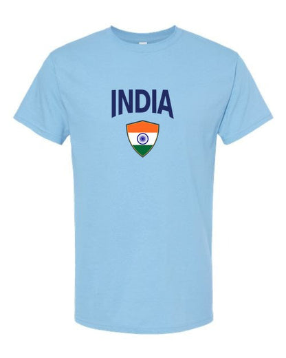 India Arched Crest Soccer Tee — NYC Factory