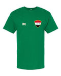 Iraq Soccer Tee 2026 — Retro National Crest | NYC Factory