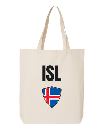 Iceland Soccer Tote Bag — National Crest Badge | NYC Factory