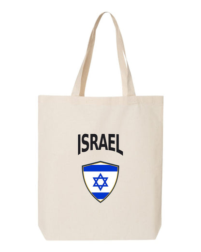 Israel Soccer Tote Bag — Arched National Crest | NYC Factory