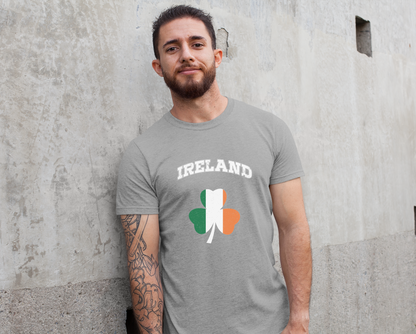 Ireland Flag Retro Design Custom T-Shirt