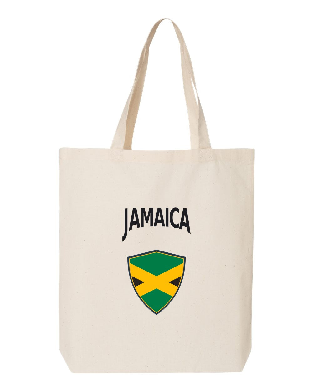Jamaica Soccer Tote Bag — Arched National Crest | NYC Factory