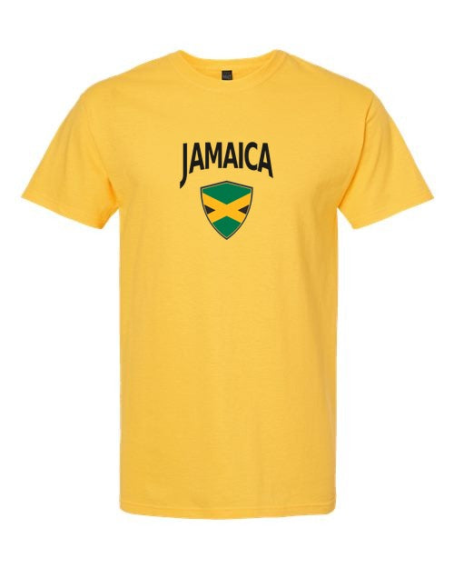 Jamaica Arched Crest Soccer Tee — NYC Factory