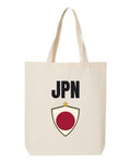Japan Soccer Tote Bag 2026 — National Crest Badge | NYC Factory