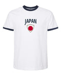 Japan 2026 Soccer Arched Crest Ringer Tee -- NYC Factory
