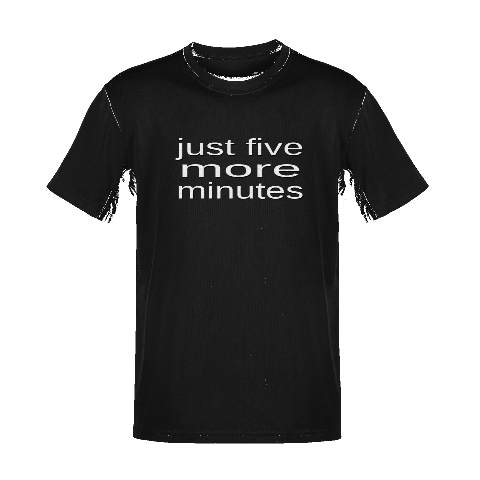 Unisex Just Five More Minutes Soft Cotton Tee