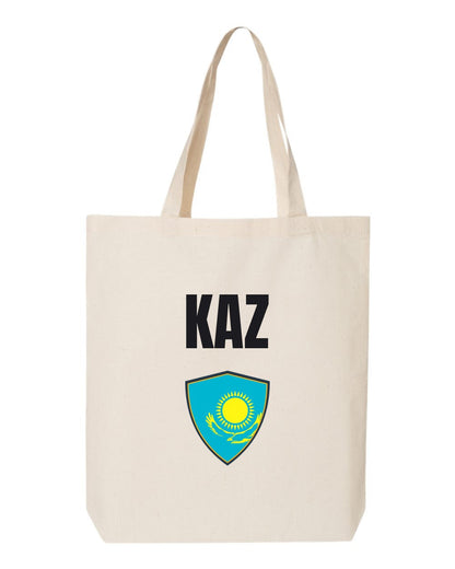 Kazakhstan Soccer Tote Bag — National Crest Badge | NYC Factory