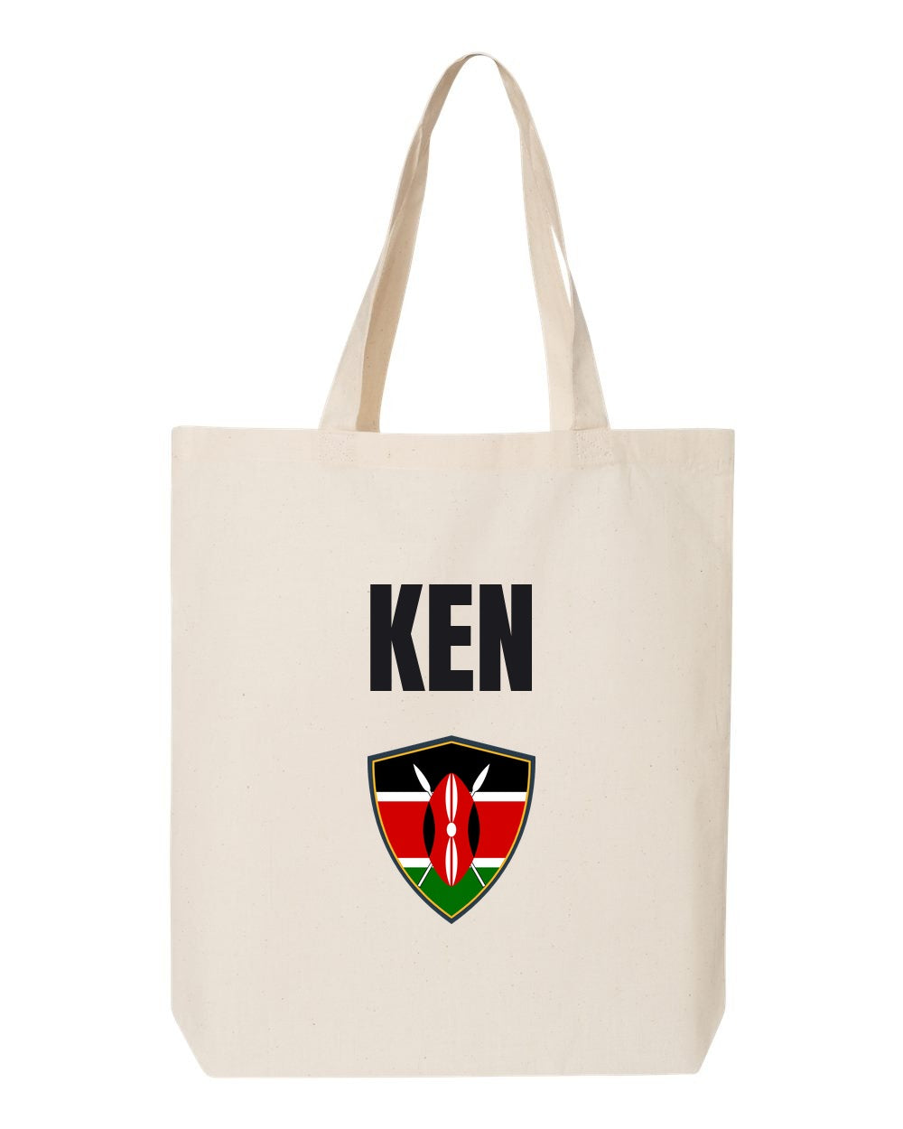 Kenya Soccer Tote Bag — National Crest Badge | NYC Factory