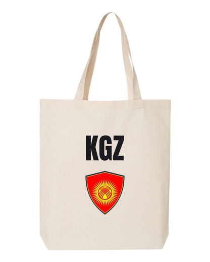 Kyrgyzstan Soccer Tote Bag — National Crest Badge | NYC Factory