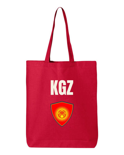 Kyrgyzstan Soccer Tote Bag — National Crest Badge | NYC Factory