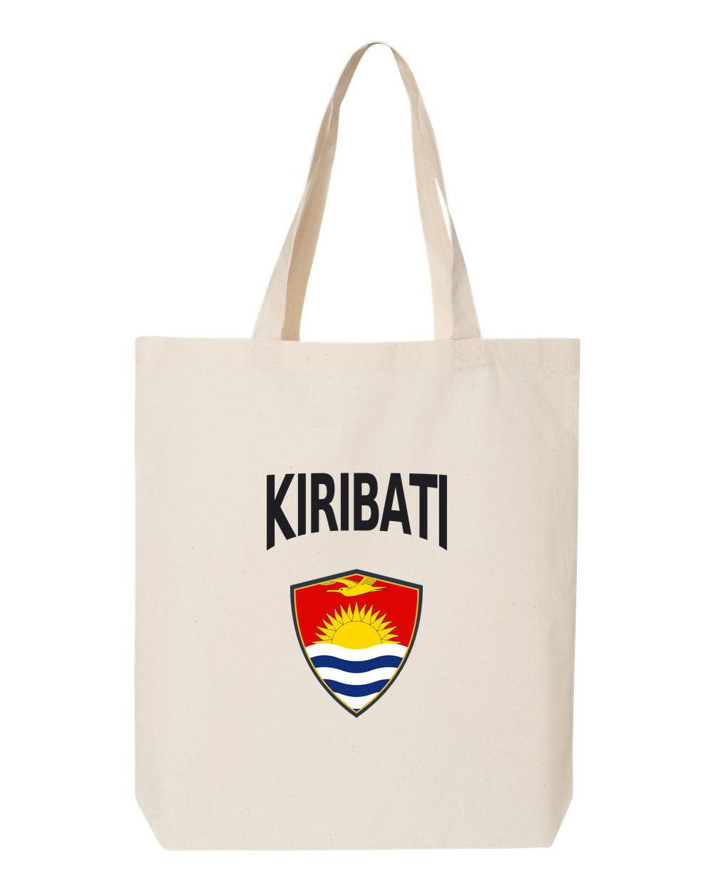 Kiribati Soccer Tote Bag — Arched National Crest | NYC Factory
