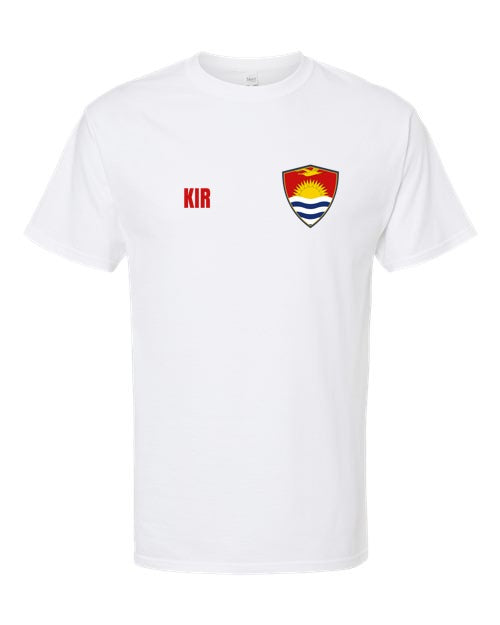 Kiribati Soccer Tee — Retro National Crest | NYC Factory