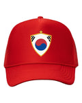 South Korea Soccer Trucker Cap 2026 — Retro National Crest | NYC Factory