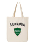 Saudi Arabia Soccer Tote Bag 2026 — Arched National Crest | NYC Factory