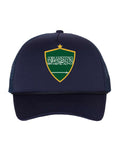 Saudi Arabia Soccer Trucker Cap 2026 — Retro National Crest | NYC Factory