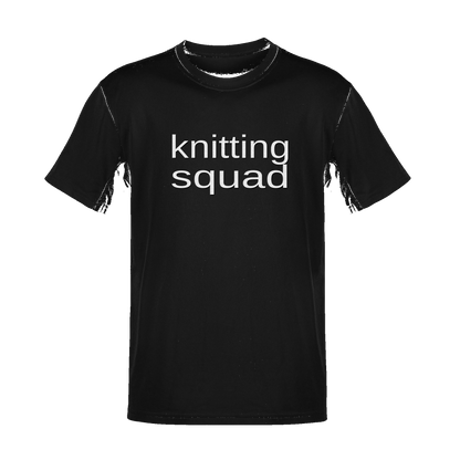 Unisex Knitting Squad Soft Cotton Tee - NYC Factory