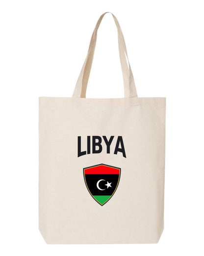 Libya Soccer Tote Bag — Arched National Crest | NYC Factory