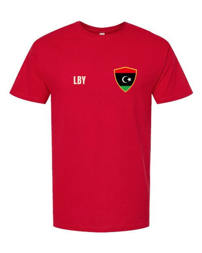 Libya Soccer Tee — Retro National Crest | NYC Factory