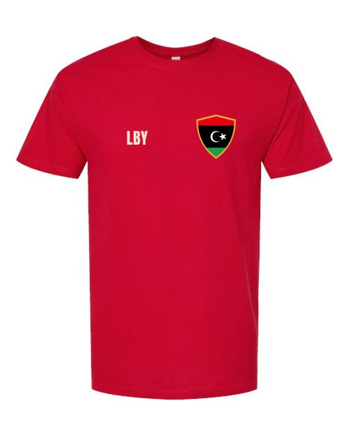 Libya Soccer Tee — Retro National Crest | NYC Factory