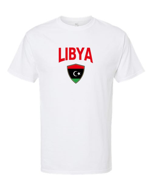 Libya Arched Crest Soccer Tee — NYC Factory