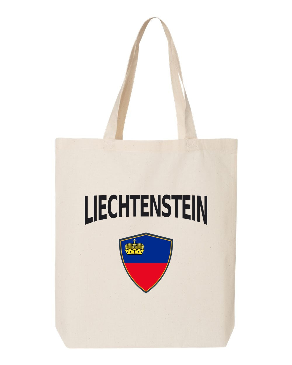 Liechtenstein Soccer Tote Bag — Arched National Crest | NYC Factory