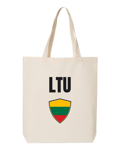 Lithuania Soccer Tote Bag — National Crest Badge | NYC Factory