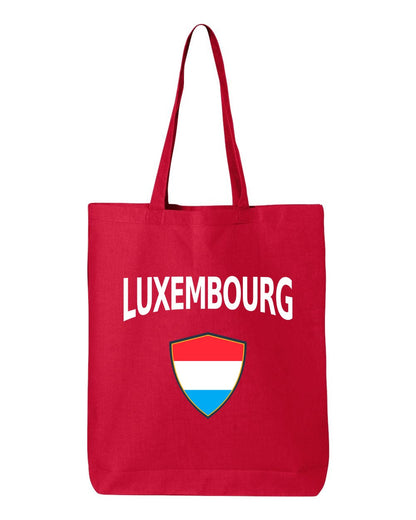 Luxembourg Soccer Tote Bag — Arched National Crest | NYC Factory