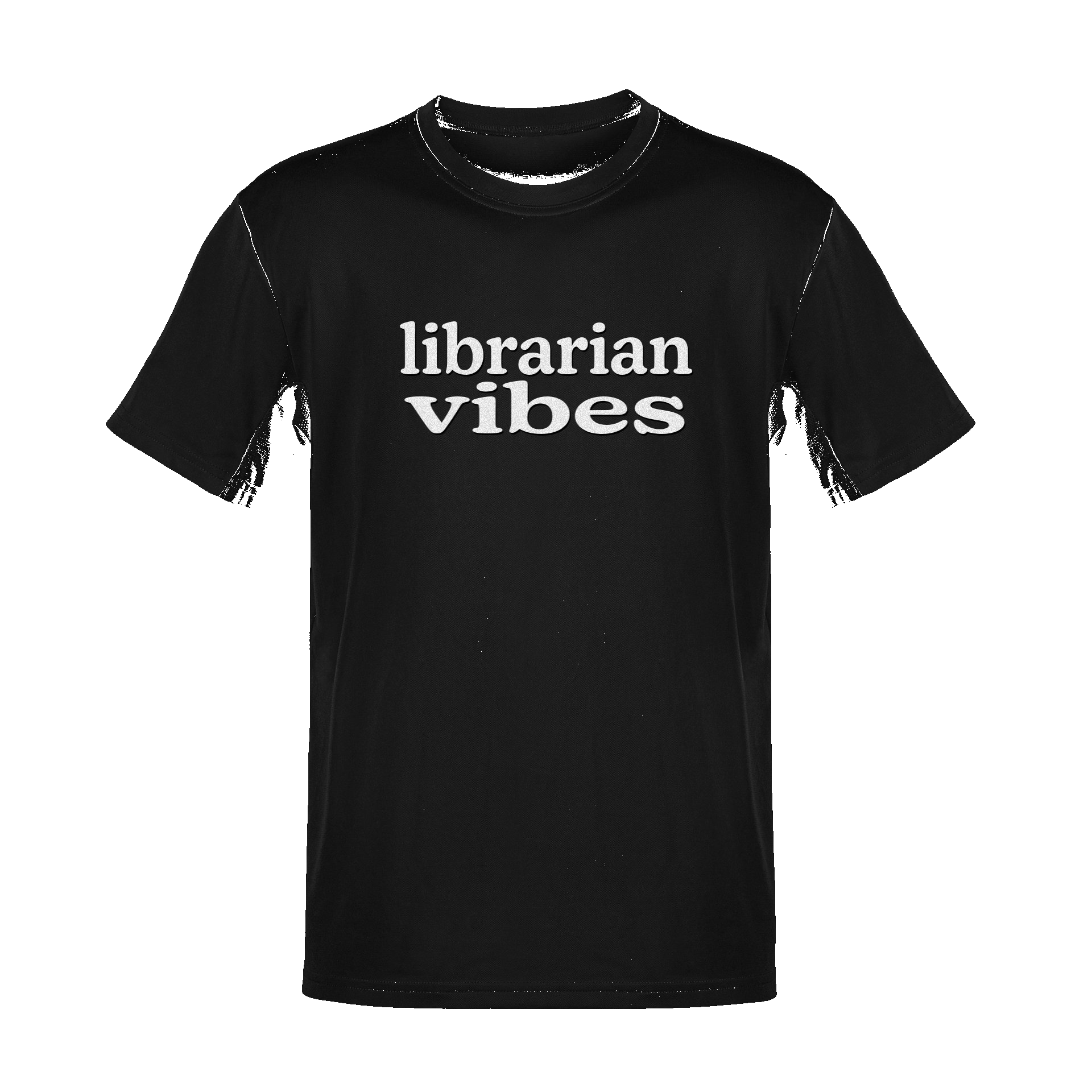 Unisex Librarian Vibes Soft Cotton Tee - NYC Factory