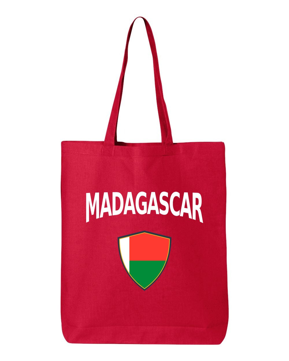 Madagascar Soccer Tote Bag — Arched National Crest | NYC Factory