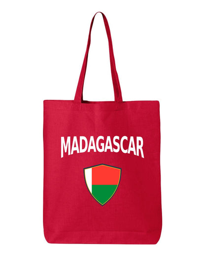 Madagascar Soccer Tote Bag — Arched National Crest | NYC Factory