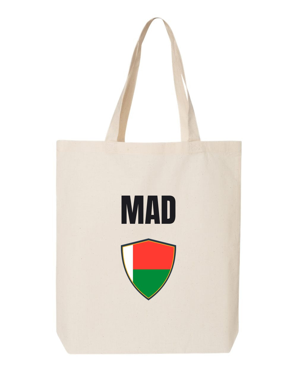 Madagascar Soccer Tote Bag — National Crest Badge | NYC Factory