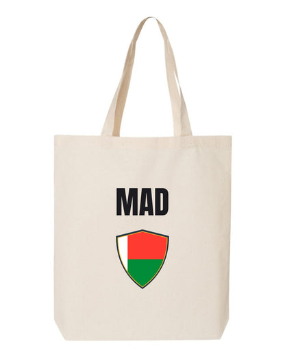 Madagascar Soccer Tote Bag — National Crest Badge | NYC Factory