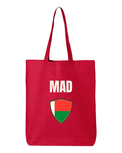 Madagascar Soccer Tote Bag — National Crest Badge | NYC Factory