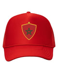 Morocco Soccer Trucker Cap 2026 — Retro National Crest | NYC Factory