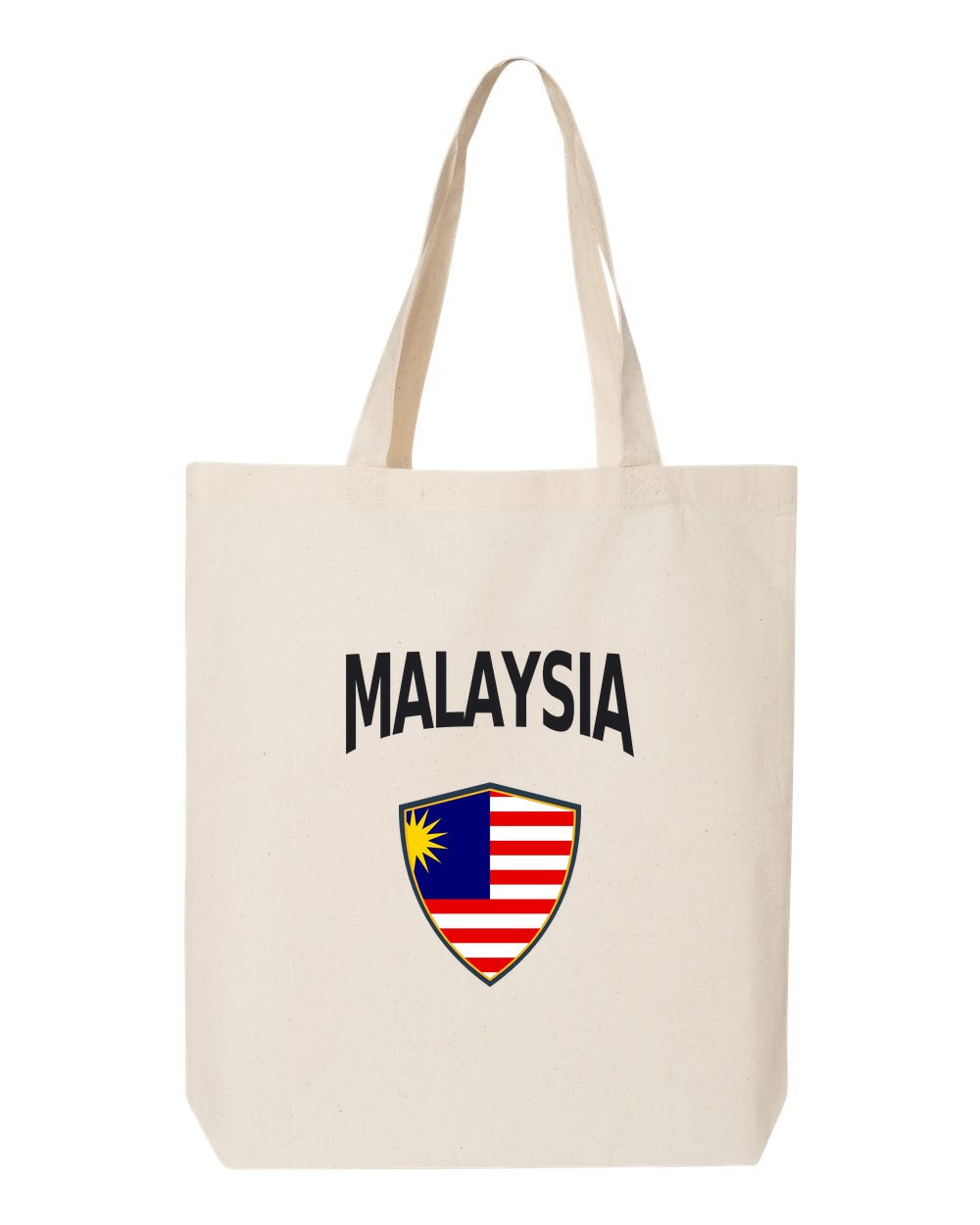 Malaysia Soccer Tote Bag — Arched National Crest | NYC Factory
