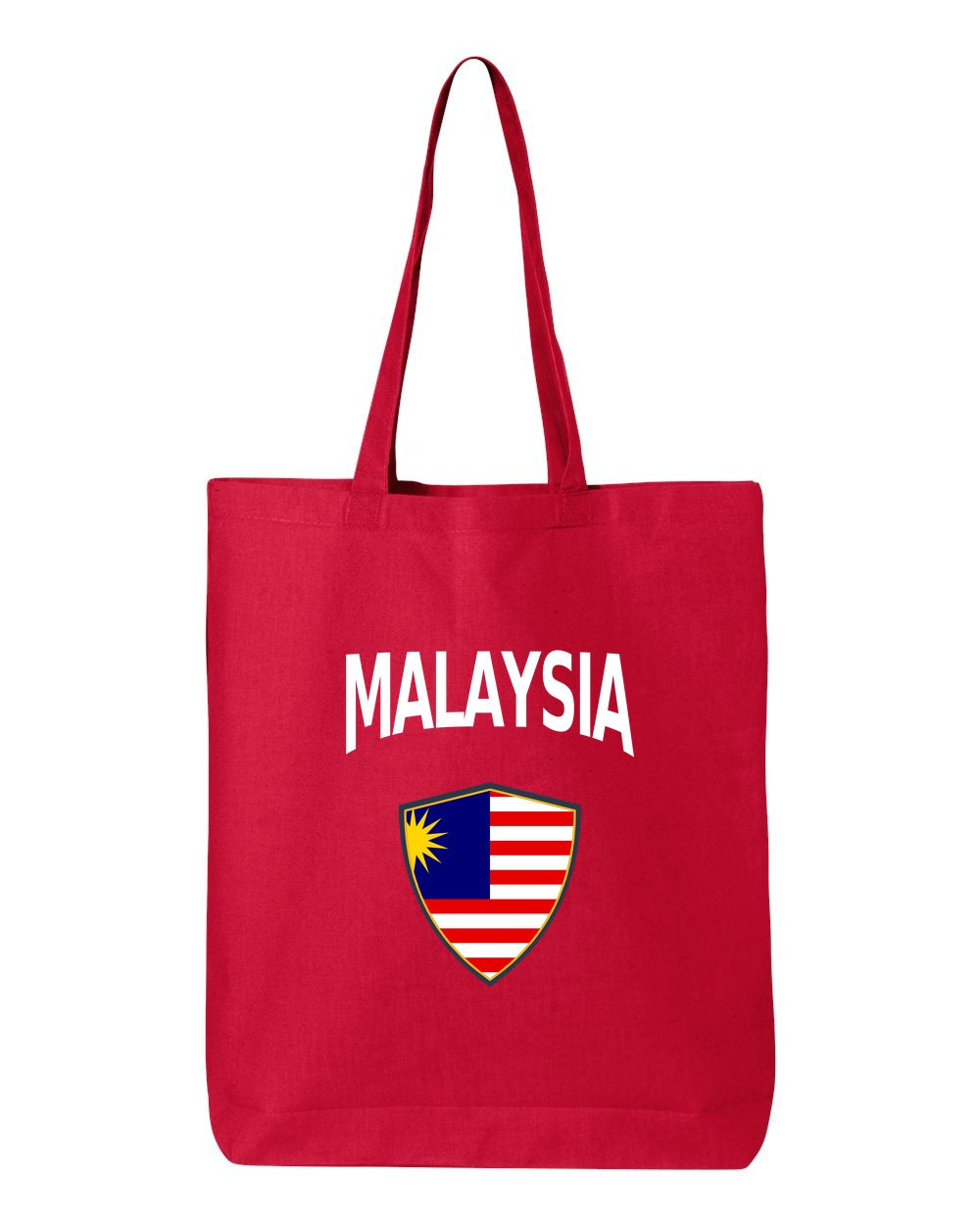Malaysia Soccer Tote Bag — Arched National Crest | NYC Factory