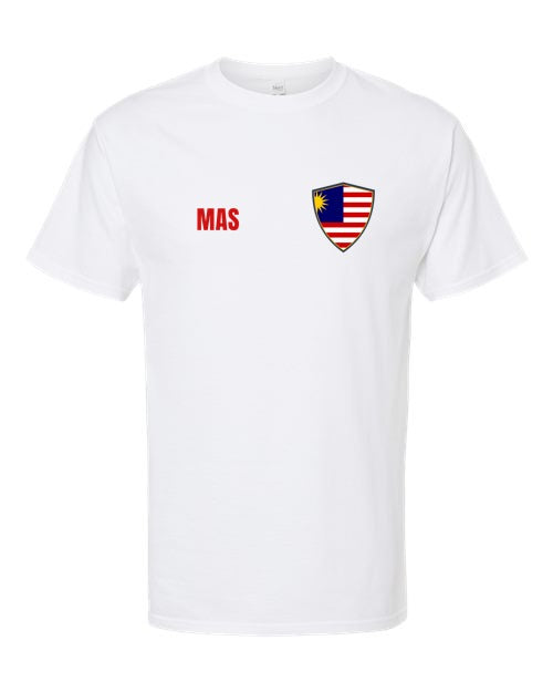 Malaysia Soccer Tee — Retro National Crest | NYC Factory