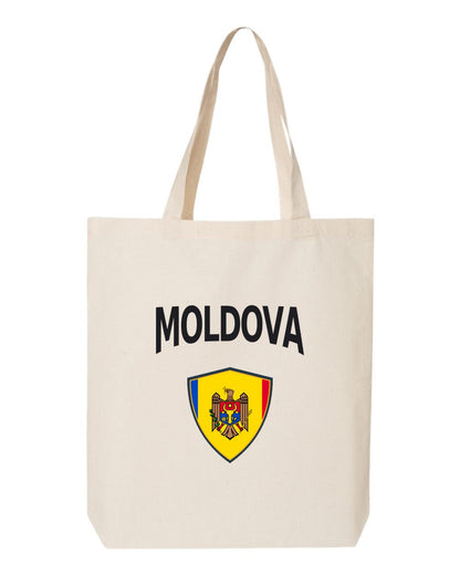 Moldova Soccer Tote Bag — Arched National Crest | NYC Factory