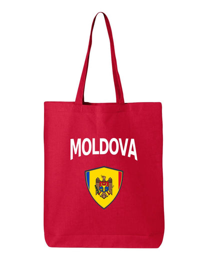 Moldova Soccer Tote Bag — Arched National Crest | NYC Factory
