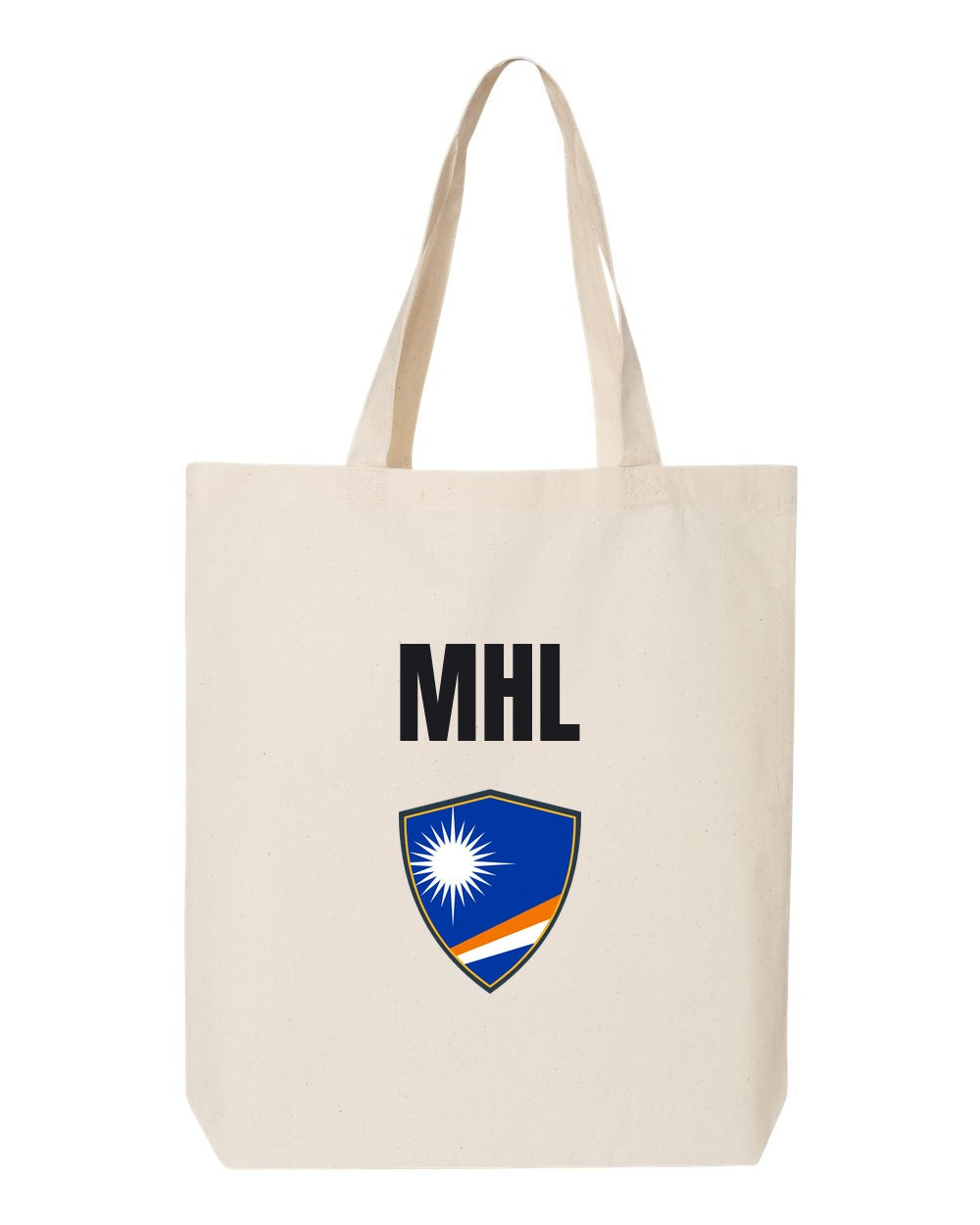 Marshall Islands Soccer Tote Bag — National Crest Badge | NYC Factory