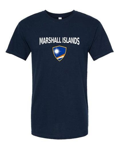 Marshall Islands Arched Crest Soccer Tee — NYC Factory