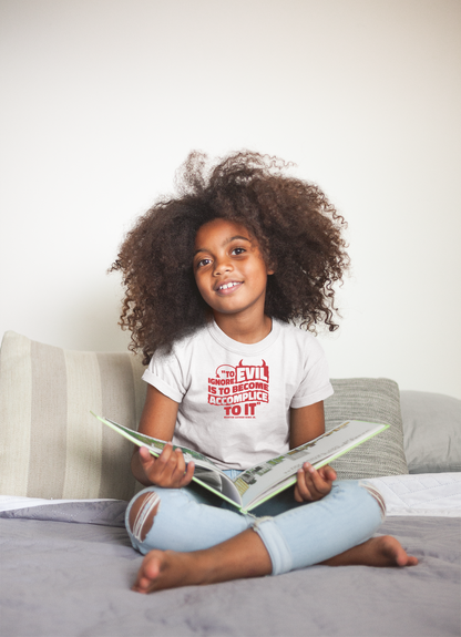 MLK Day To Ignore Evil Is To Become Accomplice To It Custom T-Shirt White