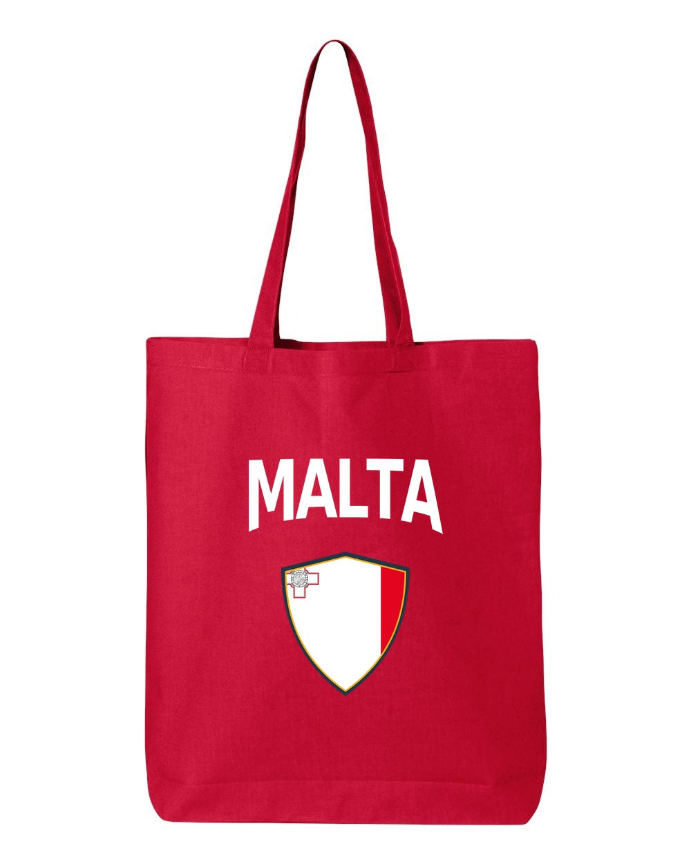 Malta Soccer Tote Bag — Arched National Crest | NYC Factory