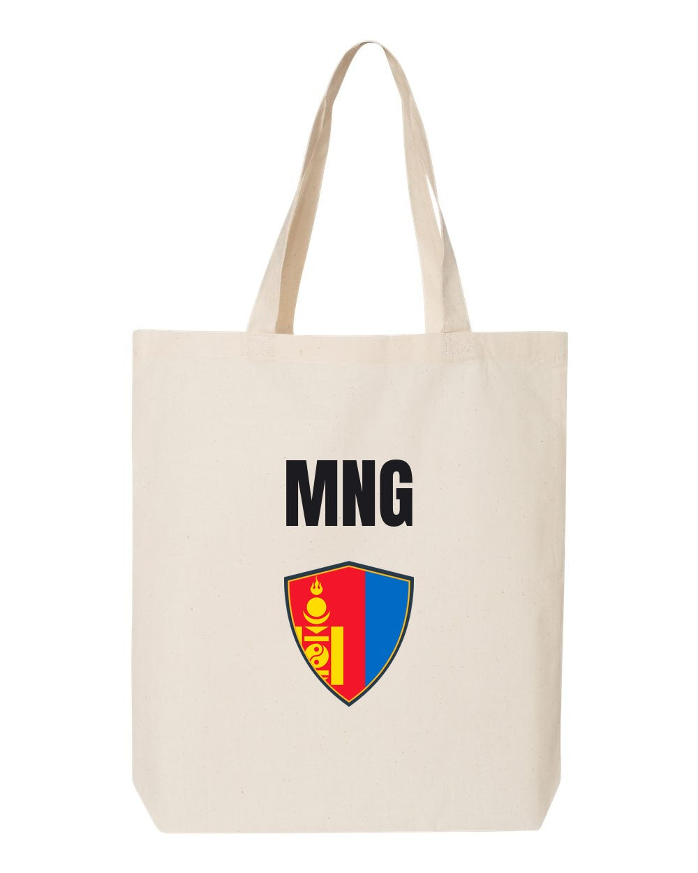 Mongolia Soccer Tote Bag — National Crest Badge | NYC Factory